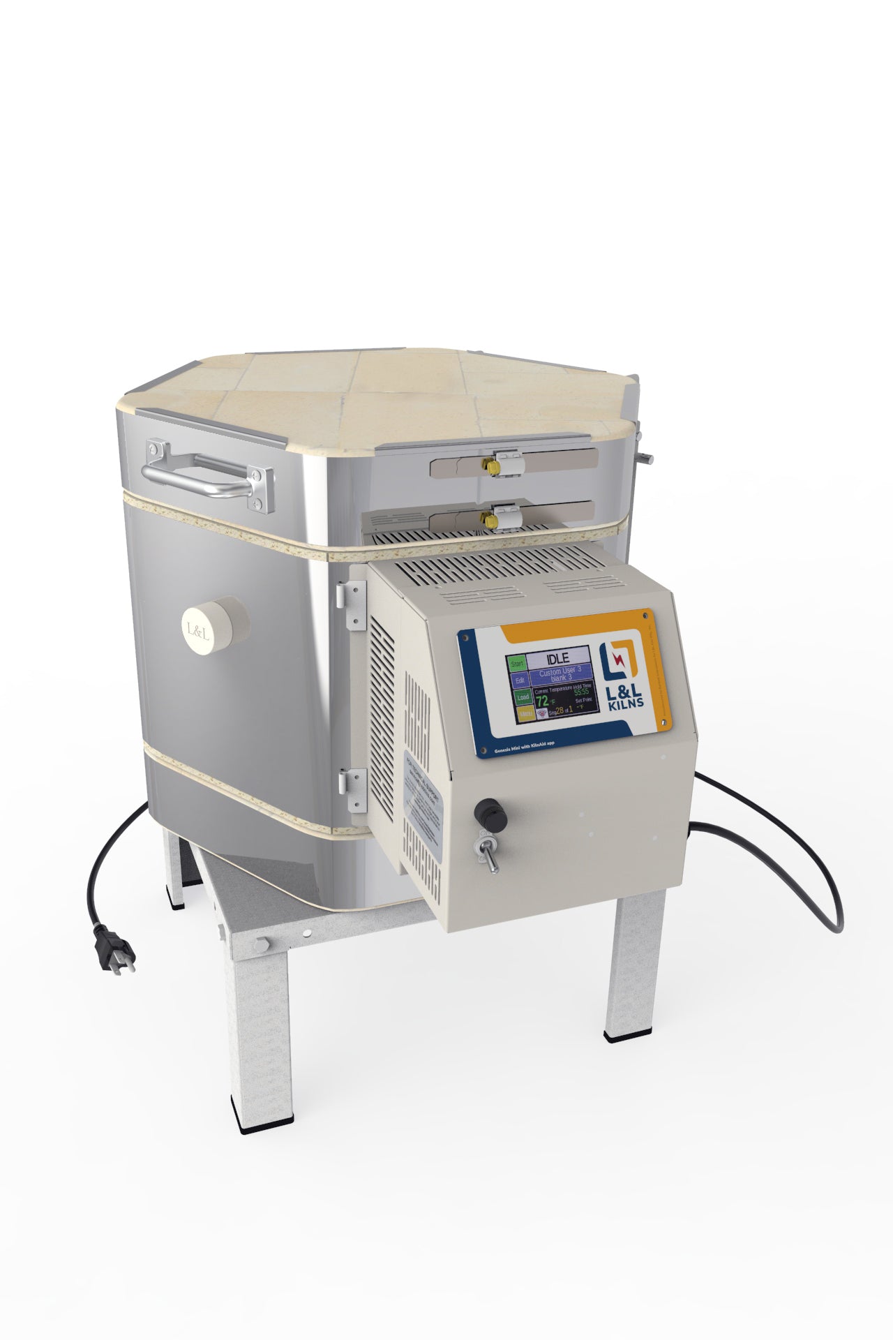 L&L DLH11-DX Test Kiln 240 Volt, 15 Amps, Cone 10