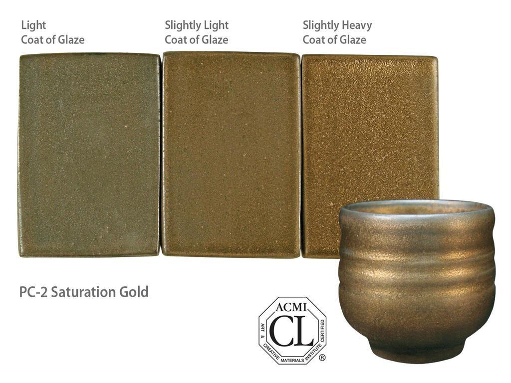 AMACO – Cone 5/6 - PC-2 Saturation Gold Cone 6