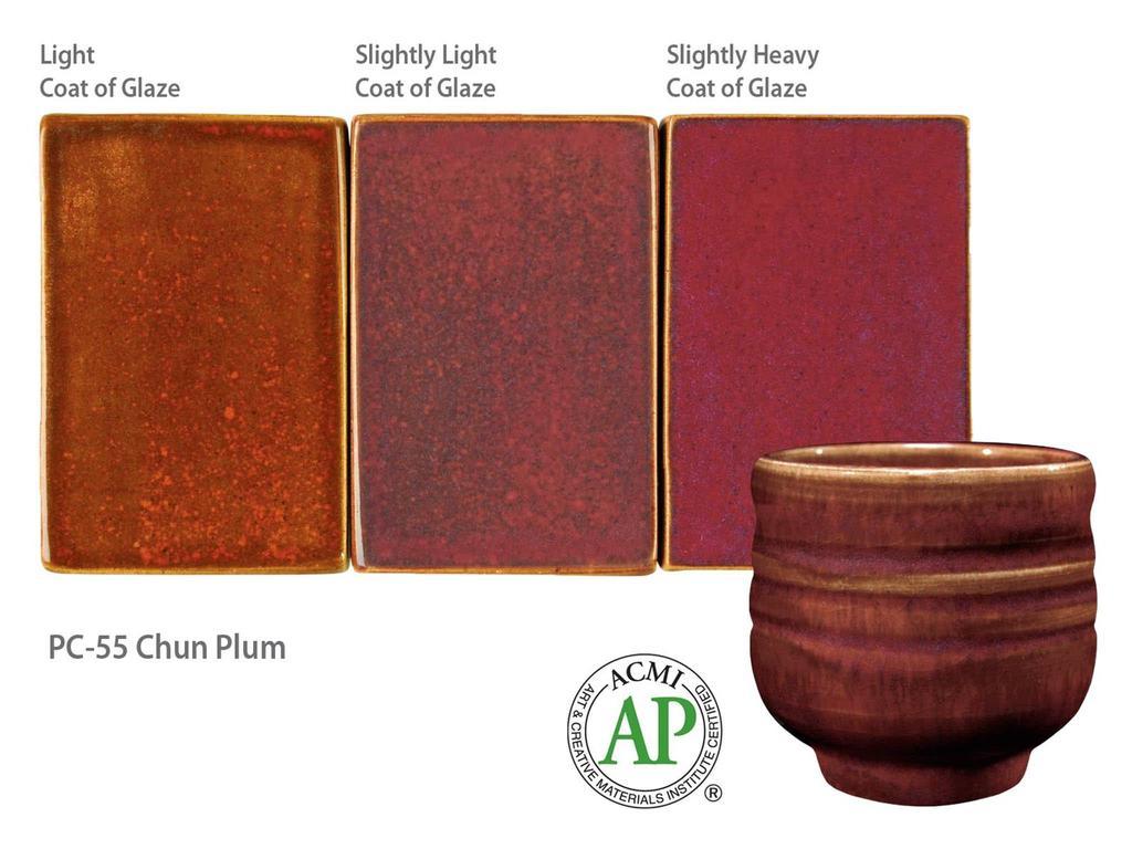 AMACO – Cone 5/6 - PC-55 Chun Plum Cone 6