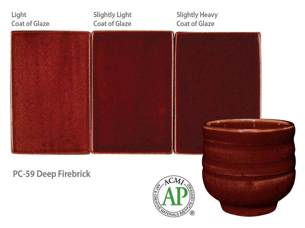 AMACO – Cone 5/6 - PC-59 Deep Firebrick Cone 6