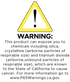 Prop65 Silica Warning