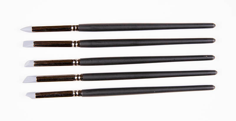 CCA - Rubber Clay Shaper set of 5, 1/4" Diameter