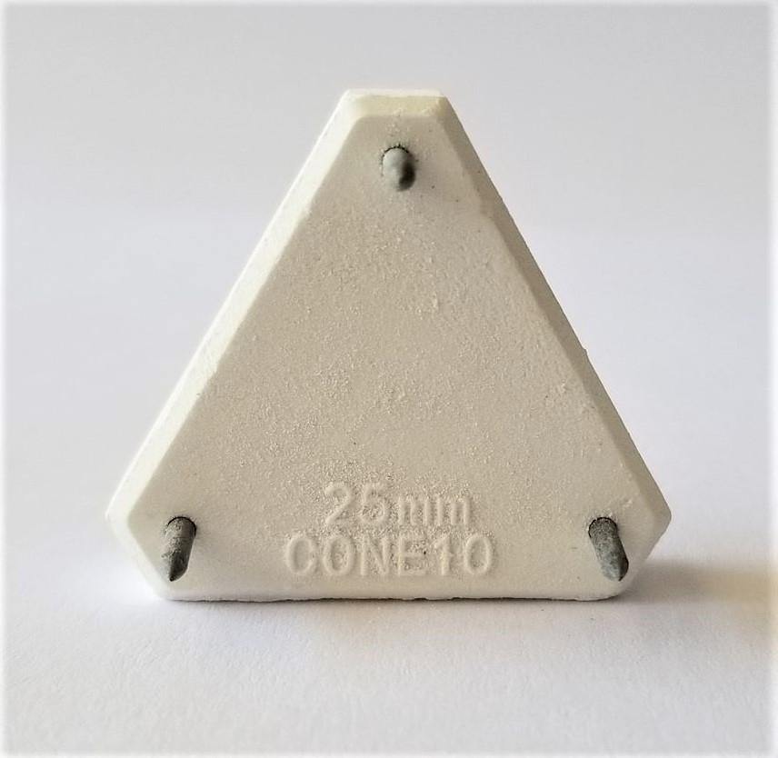 25 mm metal 3-point stilt