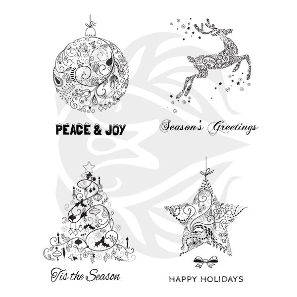 DSS-107 Silk Screen Season's Greetings