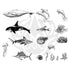 DSS-131 Silk Screen Sea Life 2