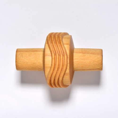 MKM RS-015 Small Handle Roller – Wavy Lines