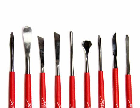 Xiem, Stainless Modeling & Carving Tools with Double Ends (9 Set)