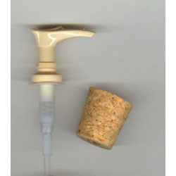 Soap Pump – Tan with Cork